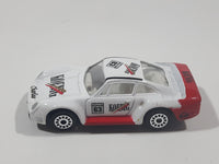 RealToy 1986 Porsche 959 Koenig Charles Sunny #63 White Die Cast Toy Race Car Vehicle