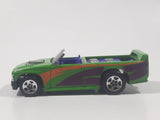 1997 Hot Wheels Just Trucks Mini Truck Green Die Cast Toy Car Vehicle