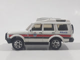 2007 Matchbox Best of British Land Rover Discovery Police White Die Cast Toy Car Vehicle
