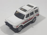 2007 Matchbox Best of British Land Rover Discovery Police White Die Cast Toy Car Vehicle