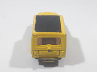 Vintage Kidco Tough Wheels Jeep CJ-7 Yellow Die Cast Toy Car Vehicle Made in Hong Kong