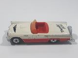 1983 Matchbox 1957 Ford Thunderbird Convertible White and Red Die Cast Toy Car Vehicle