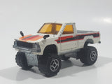 Majorette No. 287 and 292 4x4 Toyota Pick-up Truck White Die Cast Toy Car Vehicle with Opening Hood