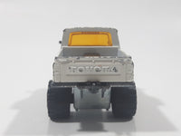 Majorette No. 287 and 292 4x4 Toyota Pick-up Truck White Die Cast Toy Car Vehicle with Opening Hood