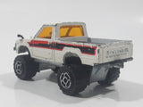 Majorette No. 287 and 292 4x4 Toyota Pick-up Truck White Die Cast Toy Car Vehicle with Opening Hood