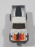 Majorette No. 287 and 292 4x4 Toyota Pick-up Truck White Die Cast Toy Car Vehicle with Opening Hood