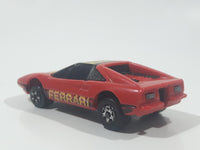 Vintage 1980 Kidco Burnin' Key Cars Ferrari GTS Red Plastic Body Toy Car Vehicle - No Key - 1/64 - Macao