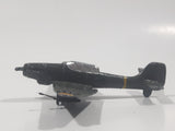 Vintage Dyna Flites Junkers JU-87 A101 German Fighter Airplane Army Green Die Cast Toy Aircraft