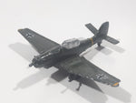 Vintage Dyna Flites Junkers JU-87 A101 German Fighter Airplane Army Green Die Cast Toy Aircraft