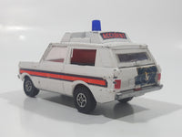 Vintage Corgi Whizz Wheels Vigilant Ranger Rover Ambulance White Die Cast Toy Car Vehicle with Opening Rear Gate