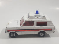 Vintage Corgi Whizz Wheels Vigilant Ranger Rover Ambulance White Die Cast Toy Car Vehicle with Opening Rear Gate