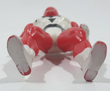 Vintage 1985 Marchon Sparking Rocket Cycle Red and White 4 1/4" Tall Plastic Toy Figure