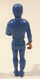 Vintage 1979 Fisher Price Adventure People Male Scuba Diver Octopus Blue Man 3 3/4" Tall Plastic Toy Action Figure Made in Hong Kong