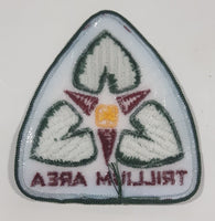 Girl Guides Trillium Area 3" x 3" Embroidered Fabric Patch Badge
