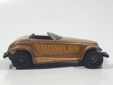 2001 Matchbox Plymouth Prowler Concept Gold Die Cast Toy Car Vehicle