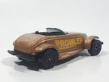 2001 Matchbox Plymouth Prowler Concept Gold Die Cast Toy Car Vehicle
