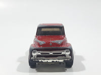 2000 Matchbox Speedy Delivery Texaco '56 Ford Pick-up Truck Dark Red Die Cast Toy Car Vehicle