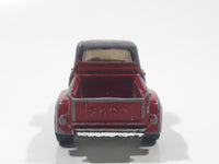 2000 Matchbox Speedy Delivery Texaco '56 Ford Pick-up Truck Dark Red Die Cast Toy Car Vehicle