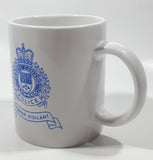 Vintage Ports Canada Police Semper Vigilant White 3 3/4" Tall Ceramic Coffee Mug Cup