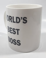 The Office Dunder Mifflin Paper Company Inc World's Best Boss 3 3/4" Tall Ceramic Coffee Mug Cup