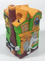 1997 Russell Stover Candies Warner Bros. Looney Tunes Haunted House 5 1/2" Tall Plastic Coin Bank