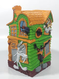 1997 Russell Stover Candies Warner Bros. Looney Tunes Haunted House 5 1/2" Tall Plastic Coin Bank