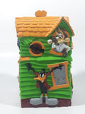 1997 Russell Stover Candies Warner Bros. Looney Tunes Haunted House 5 1/2" Tall Plastic Coin Bank