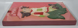 1986 Strawberry Shortcake Pink 3D Hand Painted 10 1/2" x 15" Lacquered Wood Framed Wall Plaque Picture