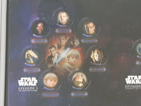 Toys 'R' Us Disney LucasFilm Star Wars Movies and Characters 14 1/4" x 18" Wood Framed Poster