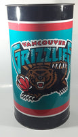 Extremely Rare 1994 NBA Vancouver Grizzlies Basketball Team 20" Tall Metal Trash Can