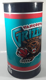 Extremely Rare 1994 NBA Vancouver Grizzlies Basketball Team 20" Tall Metal Trash Can