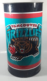 Extremely Rare 1994 NBA Vancouver Grizzlies Basketball Team 20" Tall Metal Trash Can