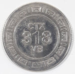 Vintage USA Van Brook of Lexington INC. Trial Token CTX 318 VB No Cash Value Token Metal Coin