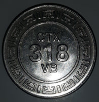 Vintage USA Van Brook of Lexington INC. Trial Token CTX 318 VB No Cash Value Token Metal Coin