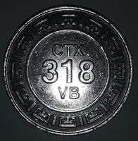 Vintage USA Van Brook of Lexington INC. Trial Token CTX 318 VB No Cash Value Token Metal Coin