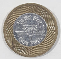 TTC Toronto Transit Commission Valid For One Fare Metal Coin Token