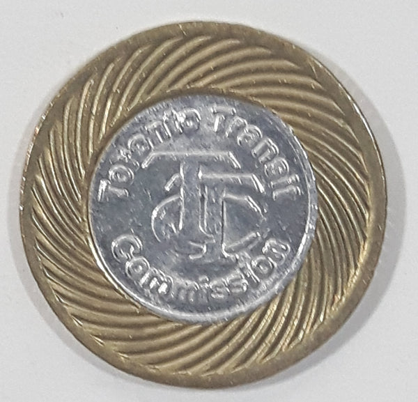 TTC Toronto Transit Commission Valid For One Fare Metal Coin Token