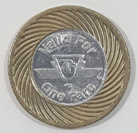 TTC Toronto Transit Commission Valid For One Fare Metal Coin Token