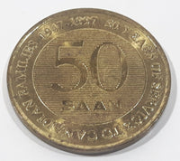 1947 - 1997 Saan Clothing Store 50 Years Of Service To Canadian Families $1 Metal Token Coin