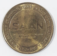 1947 - 1997 Saan Clothing Store 50 Years Of Service To Canadian Families $1 Metal Token Coin