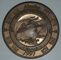 1997 Alaska Inside Passage Cruise "Alaskana" Metal Coin