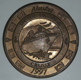 1997 Alaska Inside Passage Cruise "Alaskana" Metal Coin