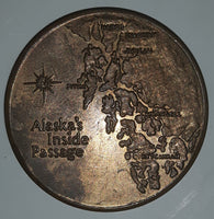 1997 Alaska Inside Passage Cruise "Alaskana" Metal Coin