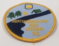 Girl Guides Northumberland Kent Division N.B. 3" Embroidered Fabric Patch Badge