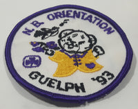 Girl Guides N.B. '93 Orientation Guelph 3" Embroidered Fabric Patch Badge