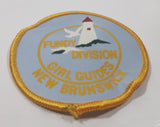 Girl Guides Fundy Division New Brunswick 3" Embroidered Fabric Patch Badge