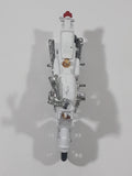 Vintage Yatming 1334 Honda CB-750 Four Police White Motor Cycle Die Cast Toy Vehicle Missing Parts