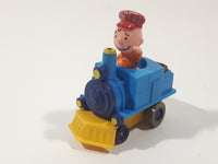 1989 Peanuts Charlie Brown Cartoon Character in Pullback Motorized Friction Toy Train Vehicle McDonald's Happy Meal