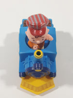 1989 Peanuts Charlie Brown Cartoon Character in Pullback Motorized Friction Toy Train Vehicle McDonald's Happy Meal