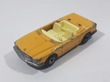 Vintage 1973 Lesney Matchbox Super Fast Mercedes 350 SL Convertible Orange Die Cast Toy Car Vehicle